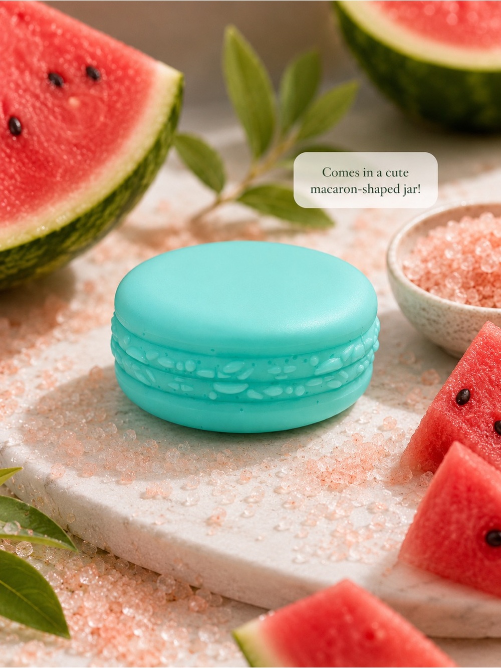 Hand Crafted “Watermelon Sugar” Flavored Lip Scrub - Picture 3 of 4